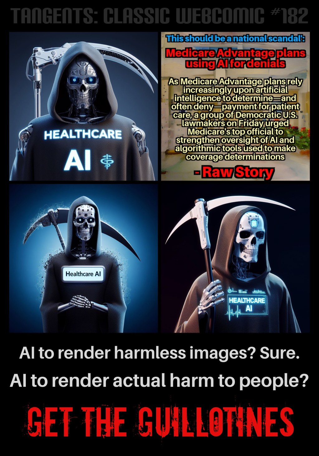 Tangents: Classic Webcomic #182 Death By AI&nbsp;Insurance