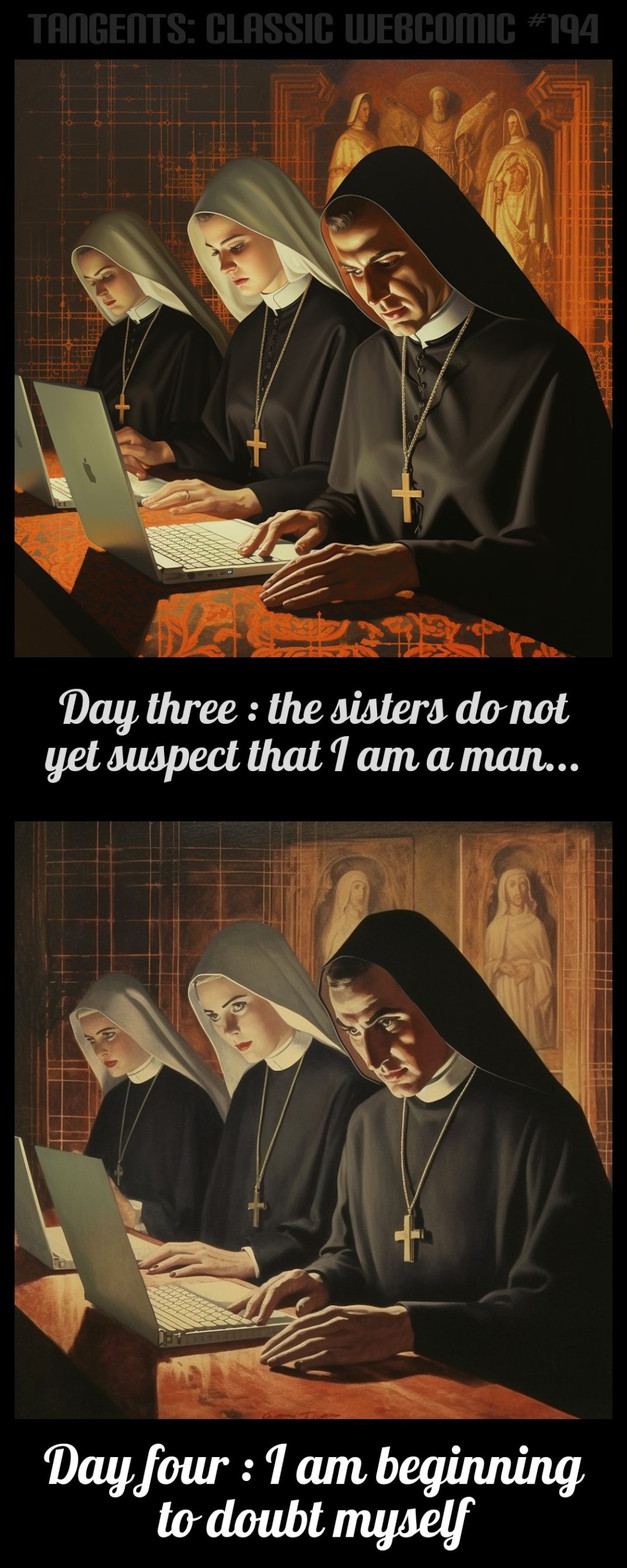 Tangents: Classic Webcomic #194 Nun Of&nbsp;That!