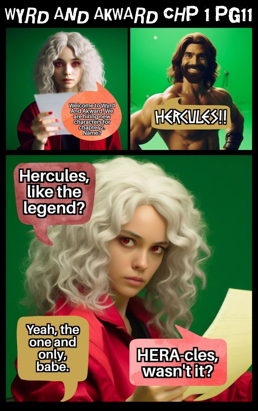 Wyrd And Akward: Chapter 1: Reboots & Newhires Pg 11 The 14th Task Of&nbsp;Heracles