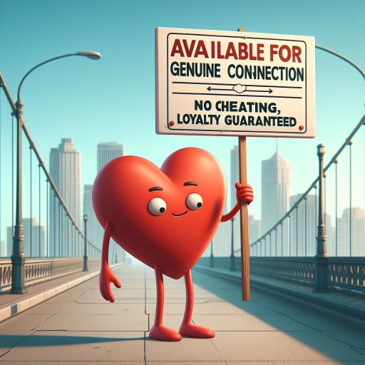 Bing prompt : I want to give my heart to a woman that won’t cheat on&nbsp;me