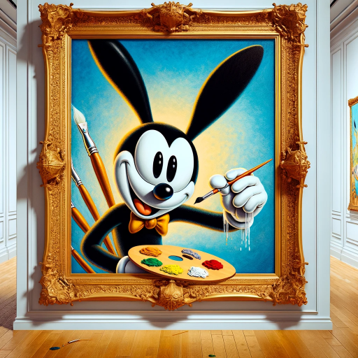 Explosive AI Creations Pop Up Theme #tntartists – Artists Creating Art – Oswald The Lucky&nbsp;Rabbit