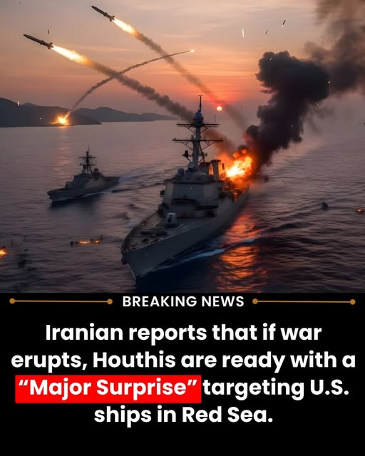 NewsCore 360: Iranian reports that if war erupts, Houthis are ready with a "Major Suprirse" targeting U.S. ships in red sea