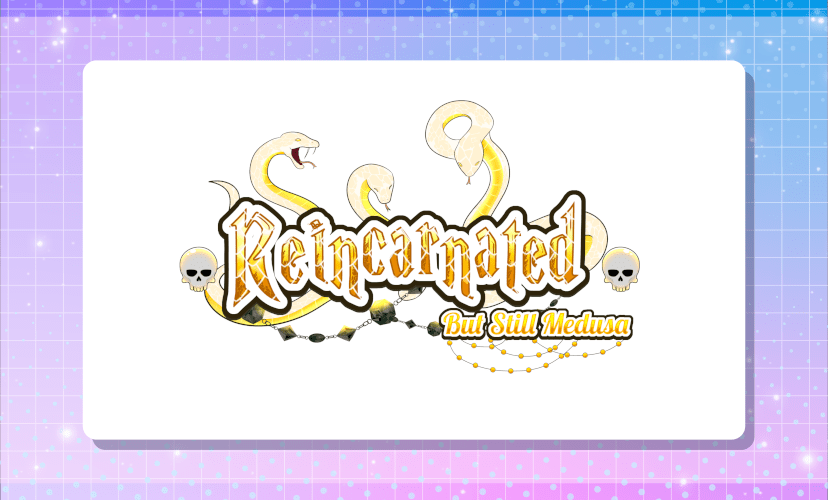 "Reincarnated But Still Medusa" Logo By Izumi Sora