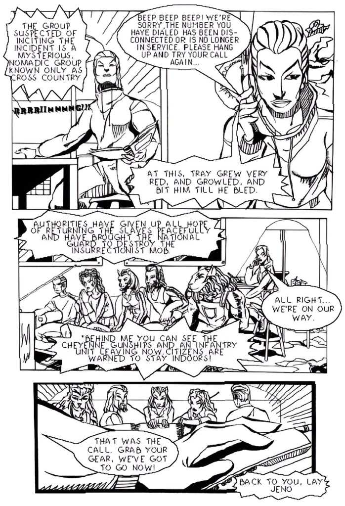 Red Krewe Page 2 Art By Hungla Rodriquez