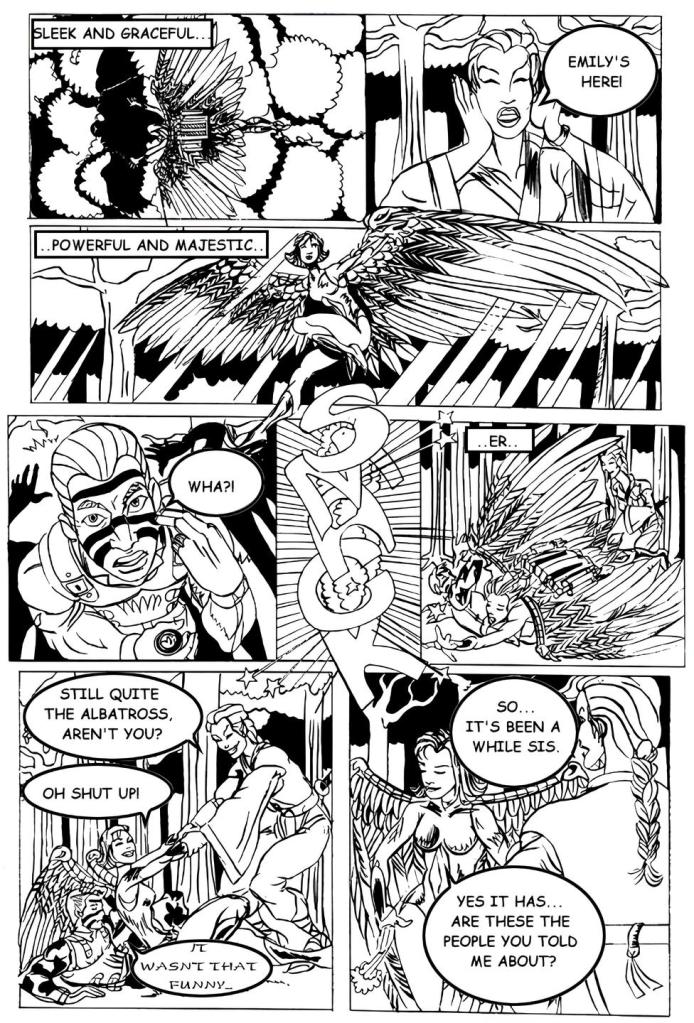 Red Krewe Page 6 Art By Hungla Rodriquez