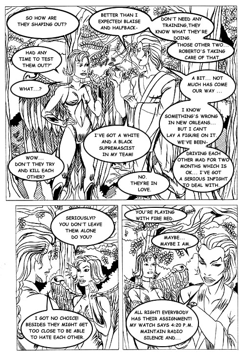 Red Krewe Page 7 Art By Hungla Rodriquez
