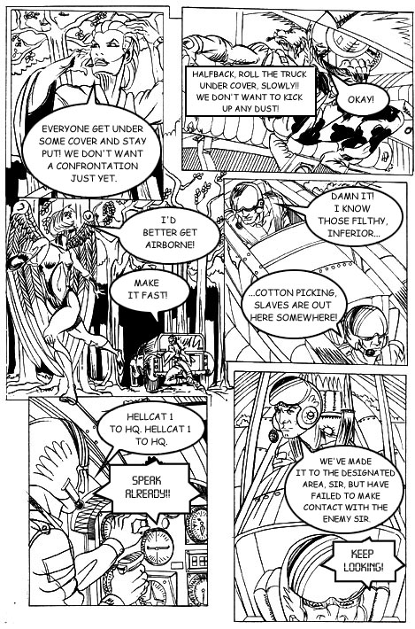 Red Krewe Page 9 Art By Hungla Rodriquez