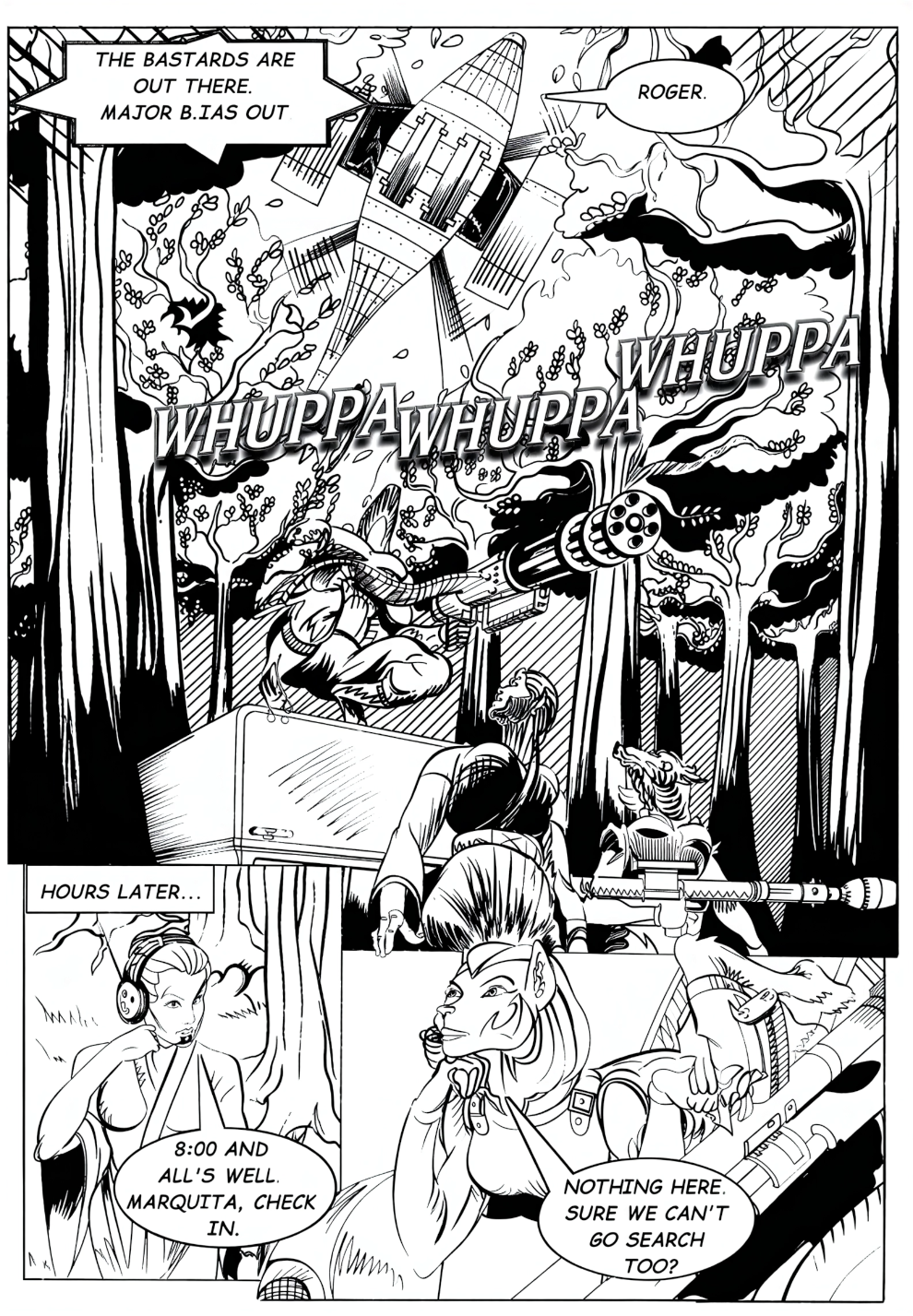 Red Krewe Page 10 Art By Hungla Rodriquez