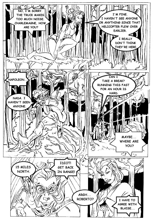 Red Krewe Page 11 Art By Hungla Rodriquez