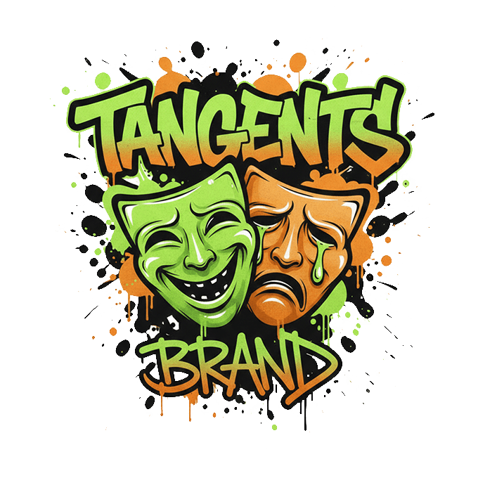The Tangents Brand log created by Usaf Aziz