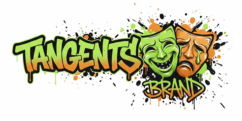 The Tangents Brand log created by Usaf Aziz
