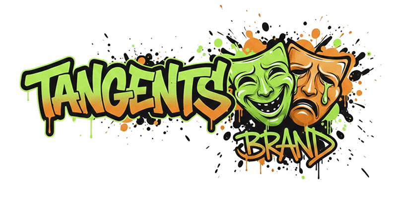 The Tangents Brand log created by Usaf Aziz
