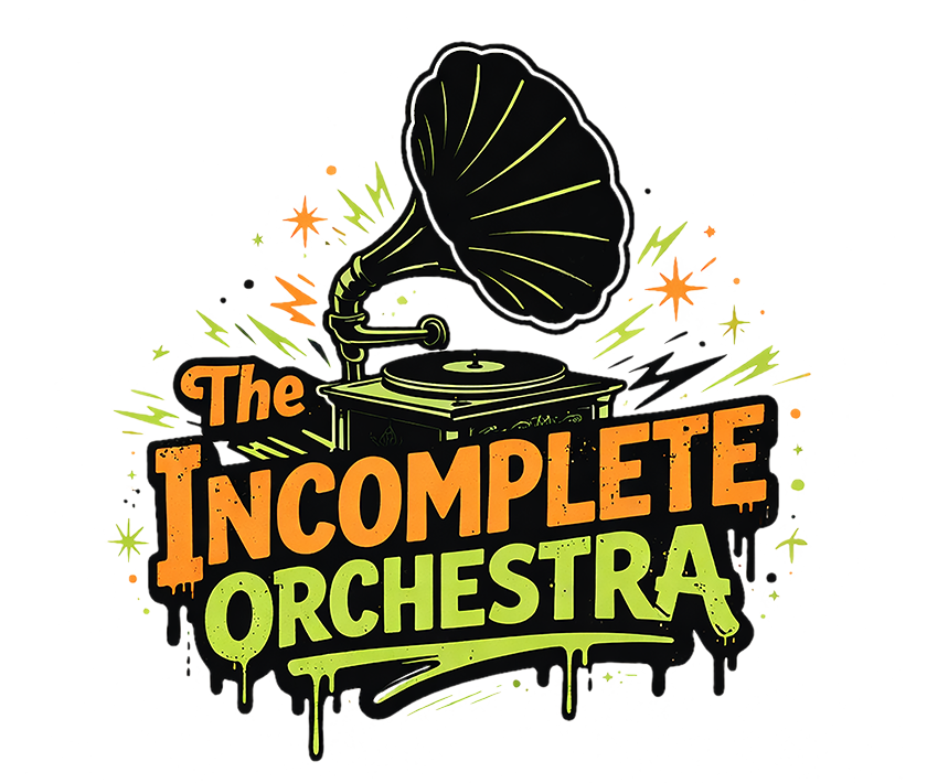 The Incomplete Orchestra Logo By Usaf Aziz