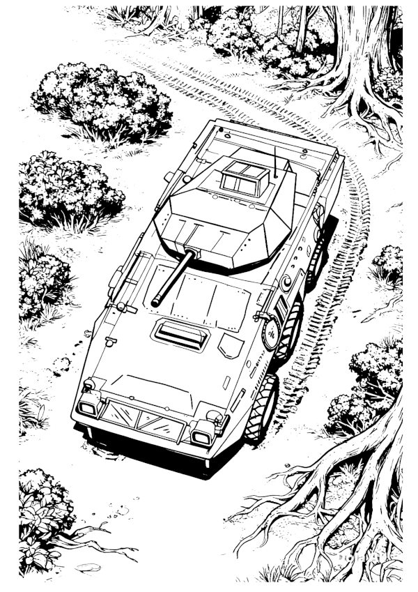 Finale Inks Red Krewe Issue 1 Page 4 Panel 2 - Art By Hey Pineapple