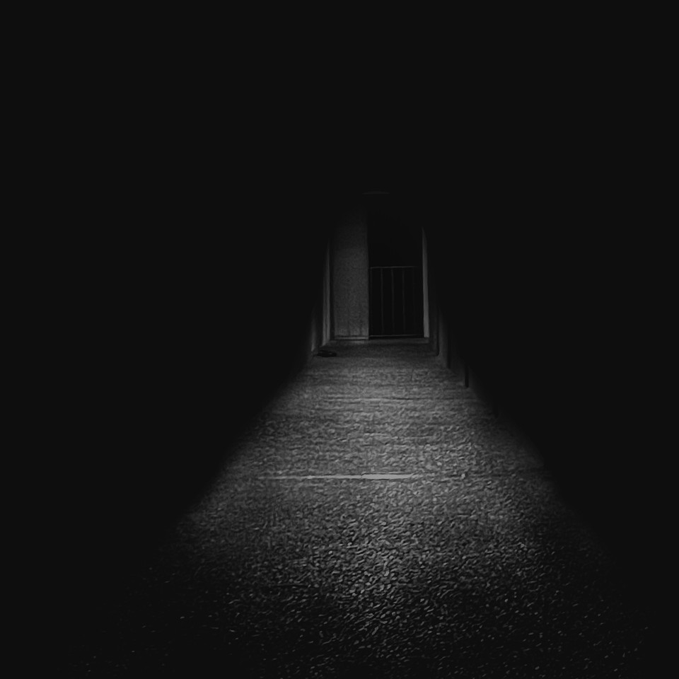 The Dark Hallway - Original Photograph By Rob Olivera - Modifications By Brandon K Montoya
