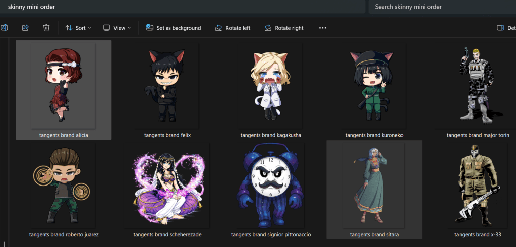 Skinny Mini Order #1