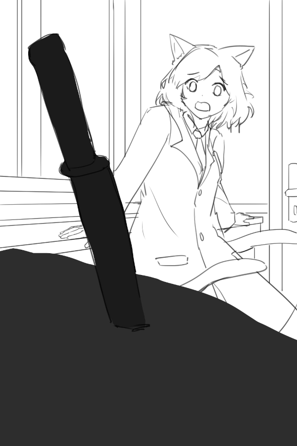 Kagakusha Murder Scene Sketch By Panart