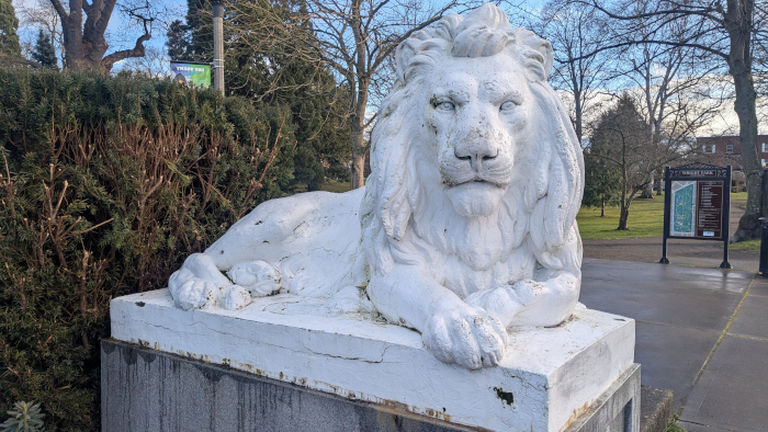 Guardian Lion in Wright Park, Tacoma Photo By Brandon K Montoya
