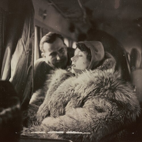 Horst & Marie Heissmeyer on a train