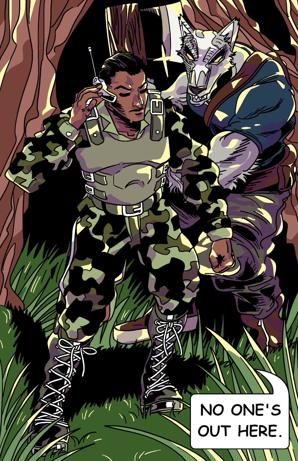 Red Krewe Page 12 Art By Carl Clemente