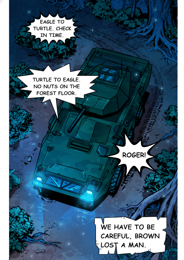 Red Krewe Page 4 Panel 2 Art By Hey Pineapple, Colors By Rakusho