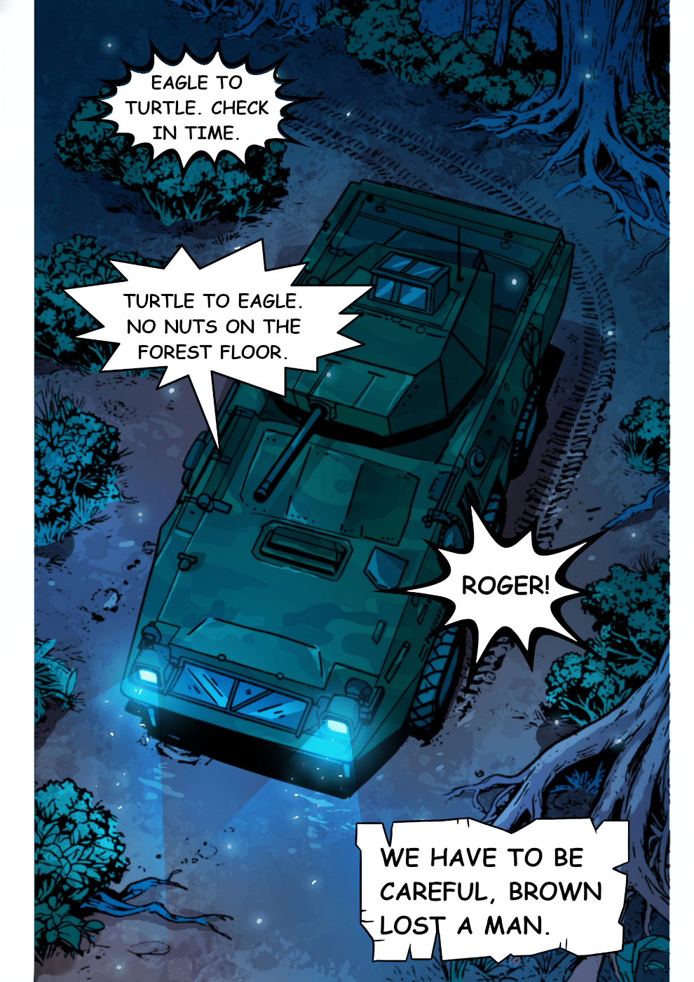 Red Krewe Page 4 Panel 2 Art By Hey Pineapple, Colors By Rakusho