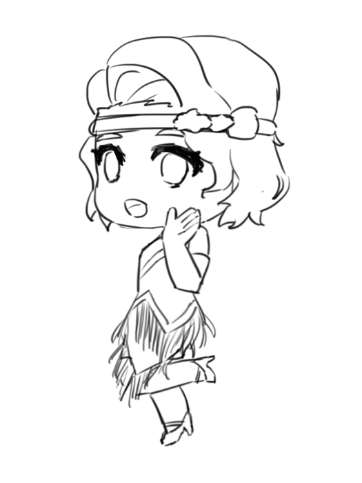 Russet Witch 1 Sketch - Art By Panart