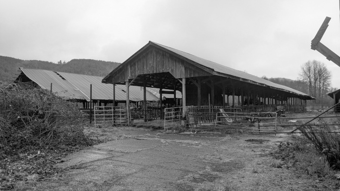 Cattle area on a run down farm - Photo By Brandon K Montoya