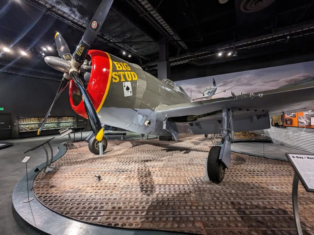 Big Stud - Photo By Brandon K Montoya - The personal aircraft of fighter ace Robert Baseler who commanded the 325th FG. This was the first of two P-47s he flew named Big Stud, the second a bubble canopy P-47D. He also flew a P-40 named Stud and later a P-51 named Little Stud