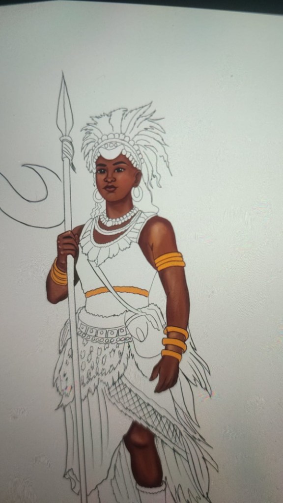 Iansã And Ogun Sketch - Art By Siddiqui