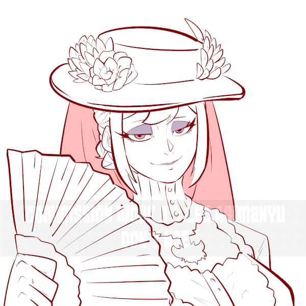 Mysterious Lady 1 Sketch - Art By Leo AKA Humpimpa