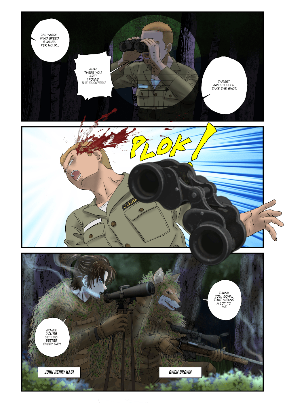 Bowie Brown Interlude 1 Page 1 Art By Sagika Y