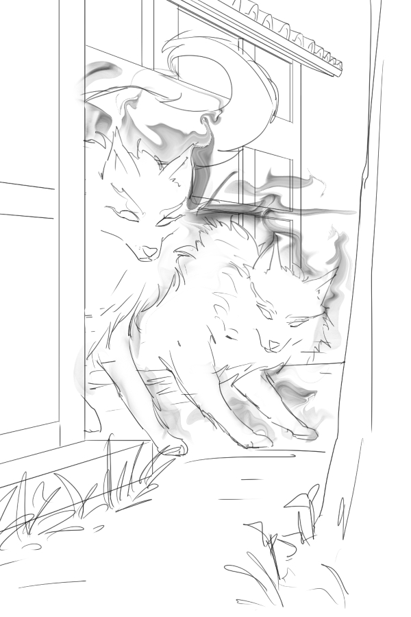 Okuri-Inu Concept Sketch - Art By Panart AKA Irpan