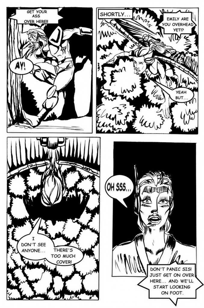 Red Krewe Issue 2 Page 4 Art By Hungla Rodriquez