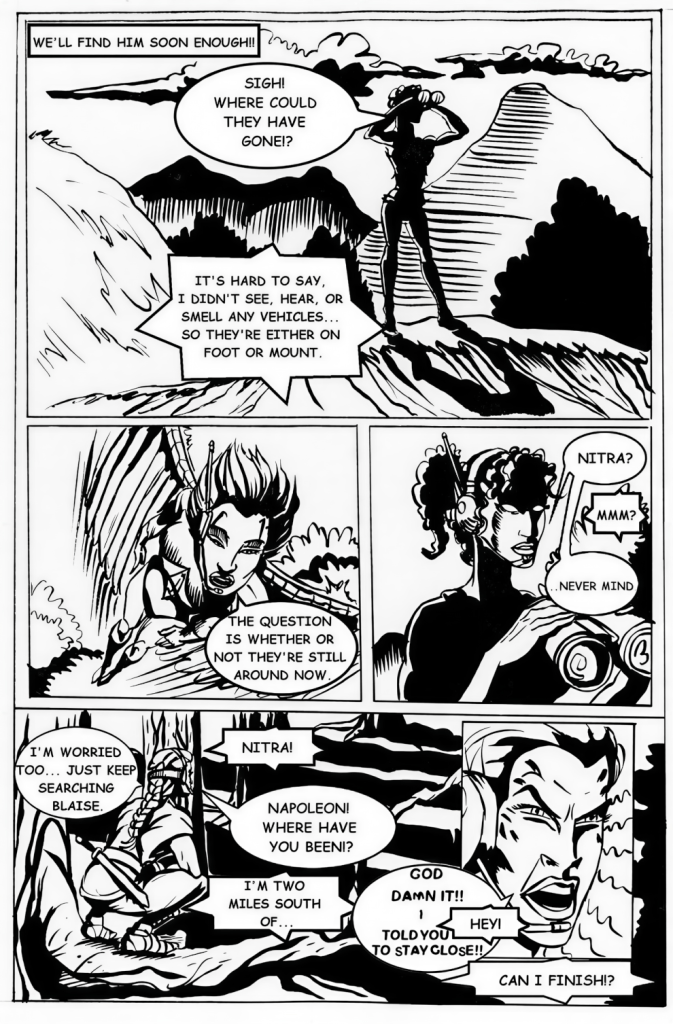Red Krewe Issue 2 Page 5 Art By Hungla Rodriquez