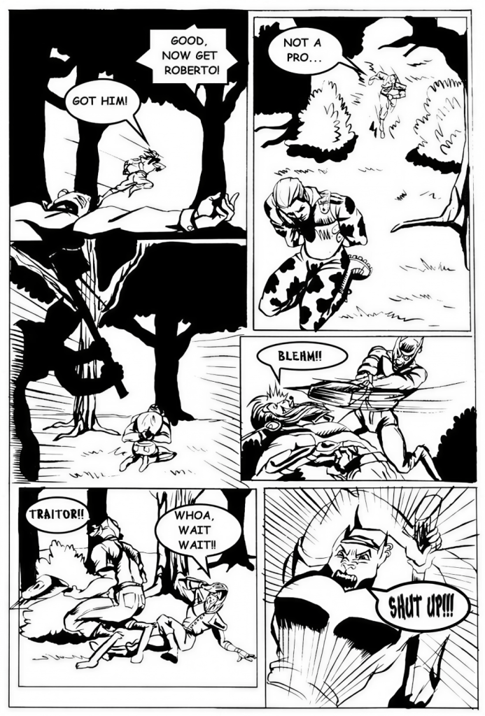 Red Krewe Issue 2 Page 10 Art By Hungla Rodriquez