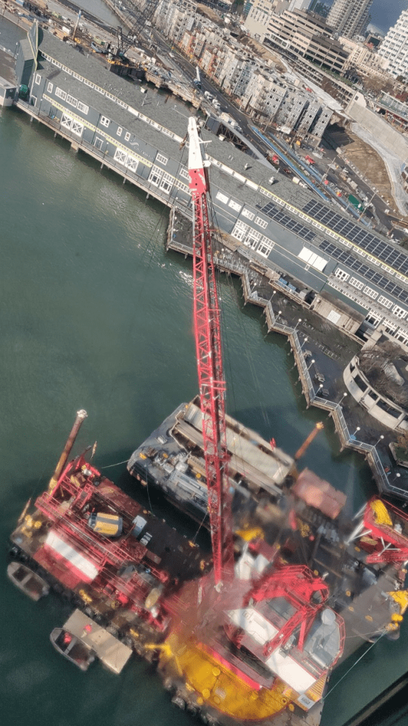 Seattle Pier As Seen Through The Seattle Ferris Wheel - Photo By Brandon K Montoya