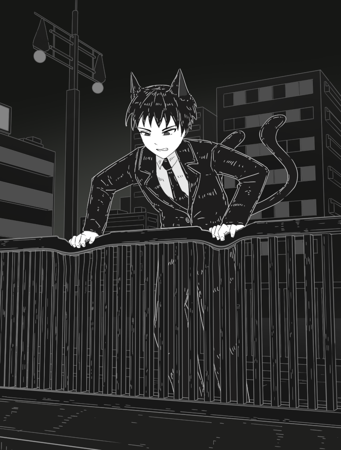 Felix On Ryogoku Bridge - Art By Panart AKA Irpan