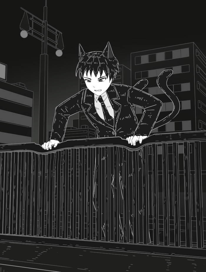 Felix On Ryogoku Bridge - Art By Panart AKA Irpan