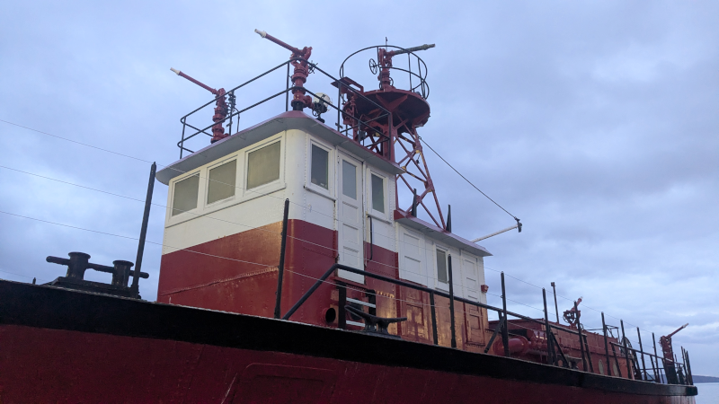 Fire Boat #1 - Port Of Tacoma - Photo By Brandon K Montoya