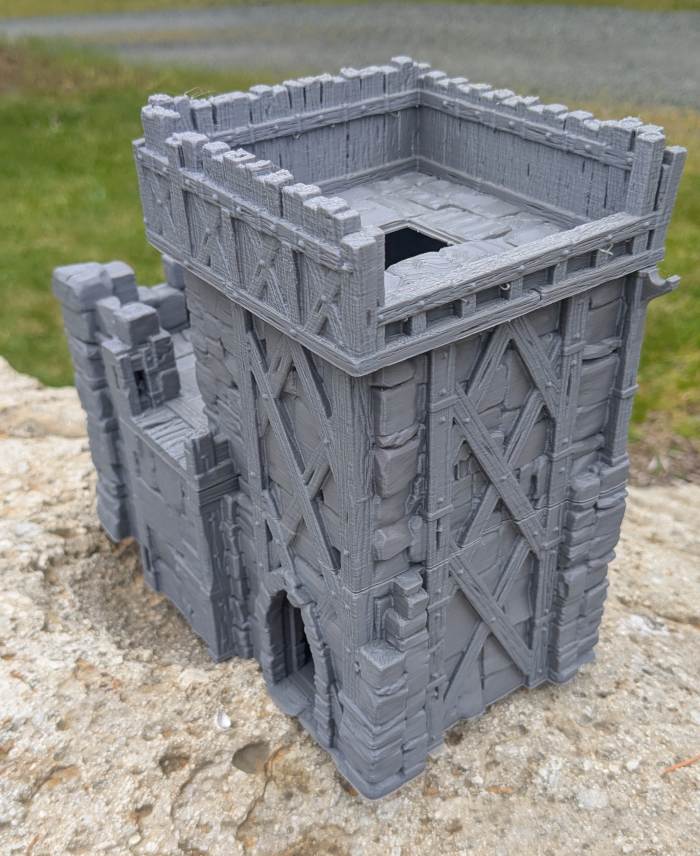 Kingdom Of Guardia Defensive Post Unprimed Back - Photo By Brandon K Montoya