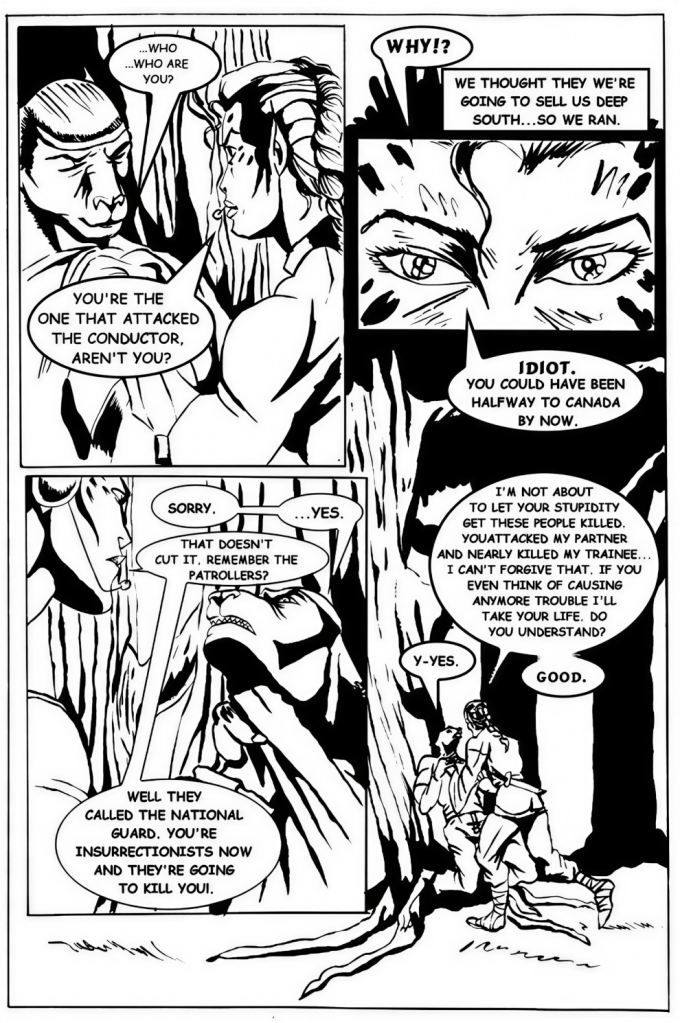 Red Krewe Issue 2 Page 13 Art By Hungla Rodriquez