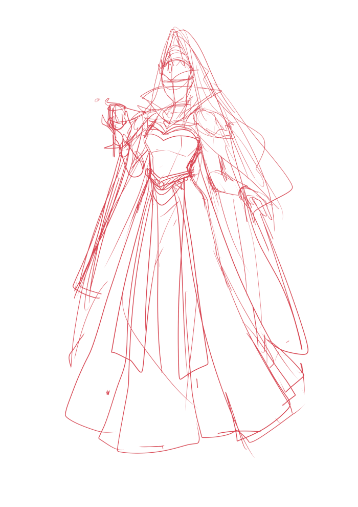Wicked Queen Sketch - Art By AltaLuna